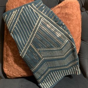 Express turquoise sequins skirt Size:S